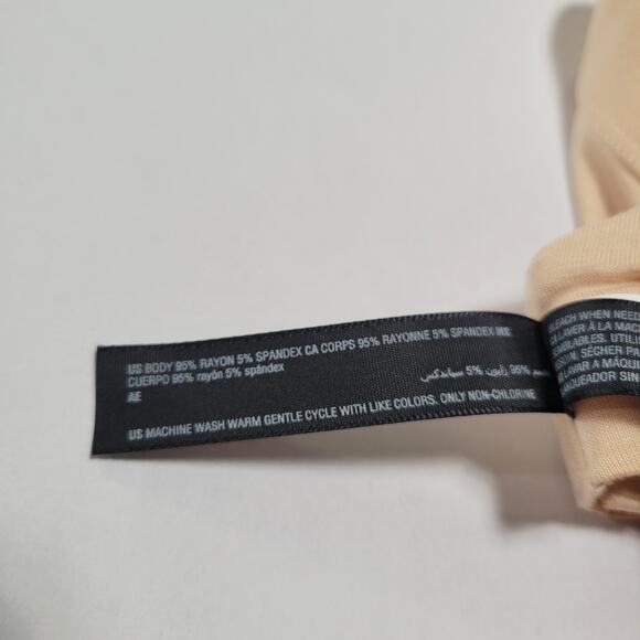 Alfani Super Soft Essential Unlined Bralette Creamy Ivory Beige NWT Size Medium - Picture 9 of 9